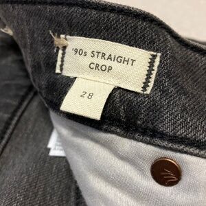 Madewell 90’s straight crop 28